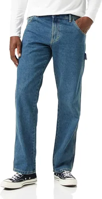 Dickies Men's Relaxed Straight-Fit Carpenter Jean SGD 39.27 Best Deal