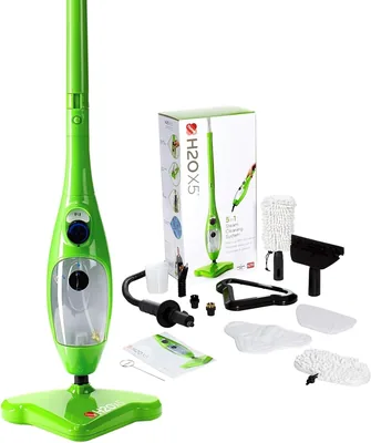 H2O X5 Steam Mop and Handheld Steam Cleaner - Multifunctional & Multipurpose System for Floors, Carp