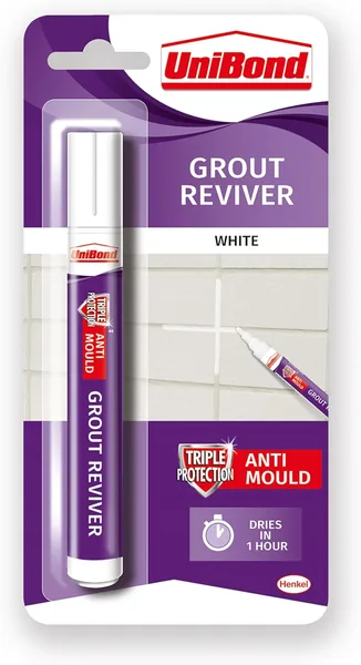 Unibond Grout Reviver Pen, White