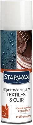 Spray imperméable STARWAX pour tissus et cuir 300ml | Impermeabilise les tissus et le cuir à l'intérieur et à l'extérieur, invisible