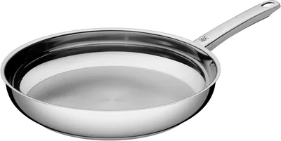 WMF Profi Frittierpfanne 28 cm Cromargan Edelstahl unbeschichtet Induktionsgeeignet Backofensicher, Silber, 28 cm (54% Off)