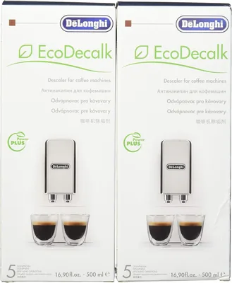DeLonghi Eco Descaling Solution 5513291781 (Pack of 2) White Best Deal