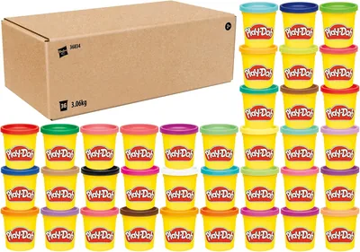 Play-Doh 36834 Klämmer, Multicolor, Från 2 År - 36 Stk Best Deal