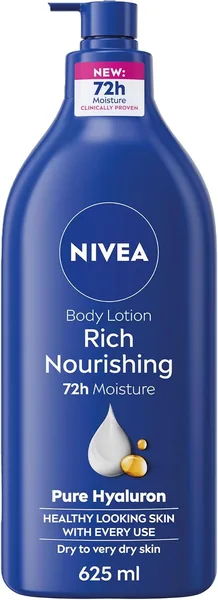 NIVEA Rich Body Lotion 625ml Deep Moisture Serum 26% Off