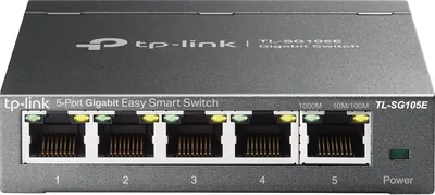 Tp-Link TL-SG105E Gigabit Switch: 38% Off - Plug & Play, Gigabit Poorten, Metaalbehuizing, VLAN, QoS