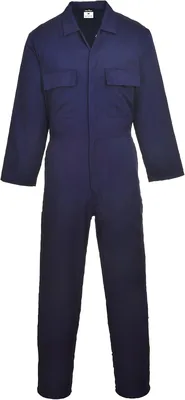 Ceinture de travail Portwest S999 pour hommes, couleur marine, taille L, UPF 40+, 65% polyester, 35% coton, ouvertures d'accès latérales, fermeture à cliquet