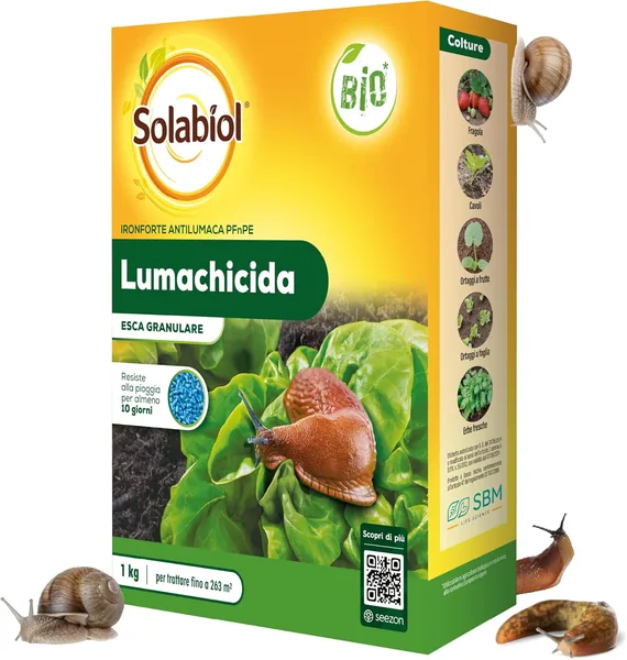 Solabiol PFnPE Organic Ferric Phosphate Based Snail Remover 1 kg