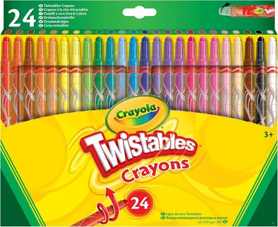 Crayola Twistables Colouring Crayons - Assorted 24 Colours Best Deal