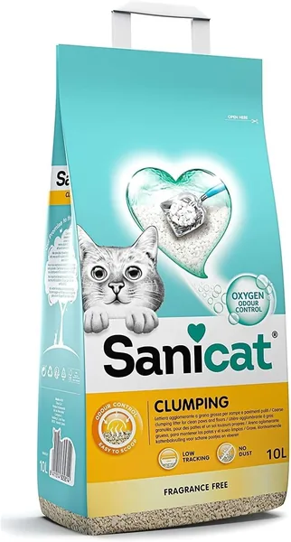 Sanicat Unscented Clumping Cat Litter