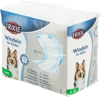 Trixie Windeln Pieluchy dla Psa, Biały, S/M / 12 Sztuk - Najlepsza Oferta