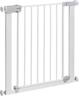 Safety 1st Automatisk Stängande Port, Bebisäknesspåvering, 73-80 cm (maks. 136 cm), Enhandskt Öppnare Stair Gate, Barn