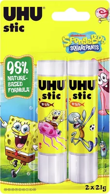 UHU stic Glue Stick, 21g Pack of 2