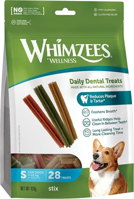 WHIMZEES Stix S - 28 Pieces 33% Off