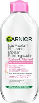 Garnier SkinActive Micellar Reinigingswater voor Sensibele Huid - Milde gezichtsreiniger - Zacht make-upverwijderaar - 400 ml - Cl