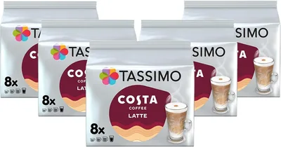 Tassimo Costa Latte Pods 15% Off - Pack of 5