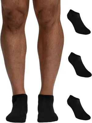 POMPEA 3 Paia di Calze Uomo in Cotone Corto Anca con Rinforzo al Dito e alla Plantare - Sconto 15%