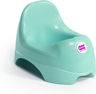 OKBABY Relax - Letto per bambini con seduta ergonomica e schienale rialzato - Blu
