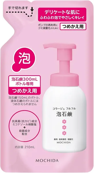 Quasi-Drug Collage Full Foaming Soap Pink Refill 7.4 fl oz