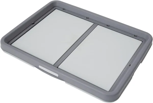 Petio One-Handed Easy Dog Tray Gray