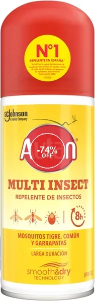 Protector contra mosquitos Autan Plus en Espray - Protege de mosquitos, moscas y garrapatas, 100ml, Loción (Paquete de Oferta)