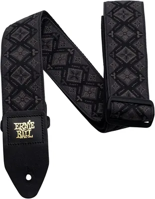 Ernie Ball Jacquard Correa para guitarra - Negro Real