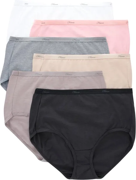 Hanes Women's Core Cotton Brief Panty