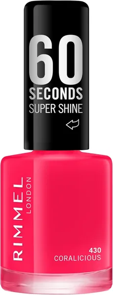 Rimmel London 60 secondes SuperShine Vernis à Ongles - 430 Coralicious Best Deal