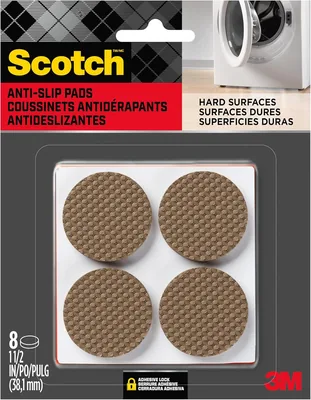 Scotch SP940 Gripping Pads, 1.5" Brown (8 Count)