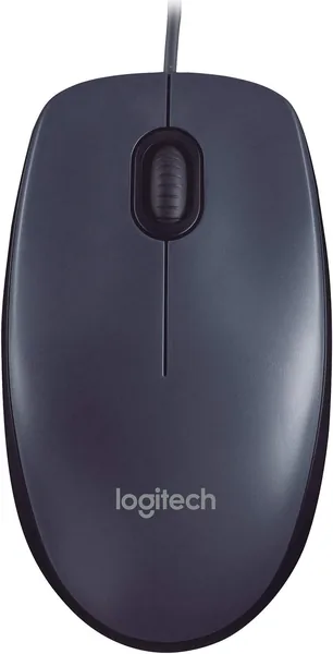 Logitech M90 Mouse com Design Ambidestro e Facilidade Plug and Play