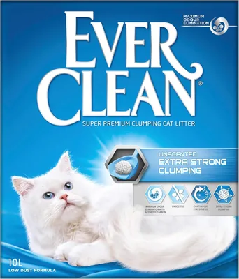 Ever Clean Extra Sterke Klumpende Katenspeel, 10 Liters, Geurvrij - Best Deal