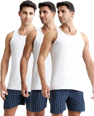Jockey Modern Classic Basic Vest 3Pcs Pack | 100% Cotton Men's Vest | White/M