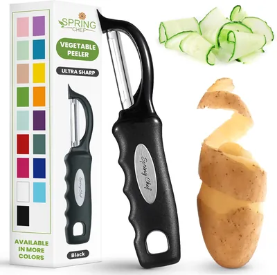 Spring Chef Original Swivel Peeler - Black