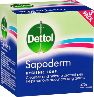 Dettol Sapoderm Hygienic Bar Soap 3 Pack Best Deal