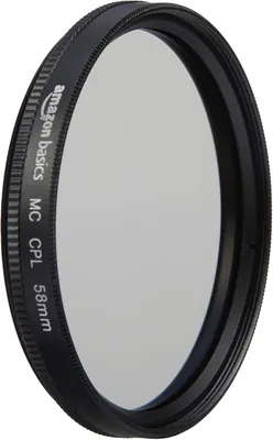Amazon Basics Circular Polarizer Lens Filter 58mm - 54% Off