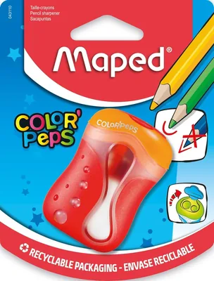 Maped Colorpeps 043110 – Affûte-crayons à 2 trous