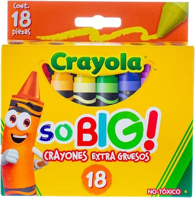 Crayola 18 Crayones Extra Jumbo - 30% de Descuento