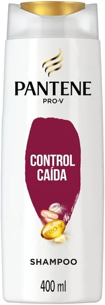 Pantene Shampoo para Cualquier Tipo de Cabello con Control de Caída y Pro-vitaminas y Vitamina E, 400 ml - 21% Off