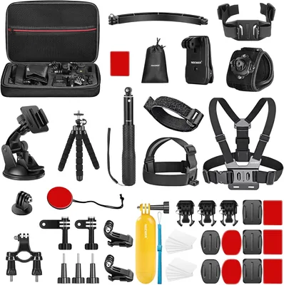 NEEWER 50 in 1 Action Camera Kit - GoPro DJI Compatible
