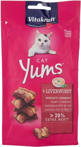 Vitakraft Cat Yums, Leverworst - 48% Korting