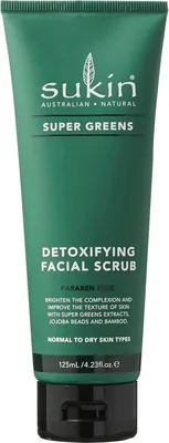SUKIN Super Greens Facial Scrub 125ml with Kale Best Deal