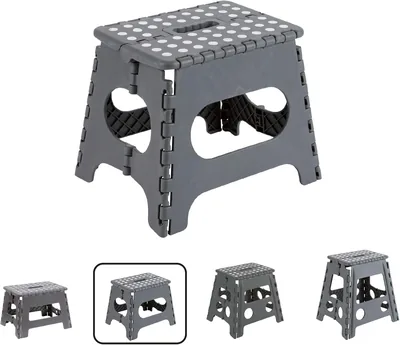ARREGUI TB-027-G Silla Plegable para Cocina o Baño | Escalera Pequeña | Silla de Niños | Silla | Paso para Adultos y Niños (44% Descuento)