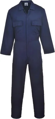Ceinture de travail Portwest S999 pour hommes | Bleu marine, Taille S, UPF 40+, 65% polyester, 35% coton, fermeture à glissière, 1 poche poitrine