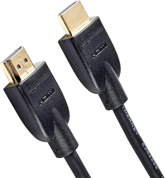 Amazon Basic High-speed HDMI Cable 1.8m(Type A Male to Male Adapter /Ethernet/3D/4K/Audio Return/PS3/PS4/XCase Sale360 Compatible)