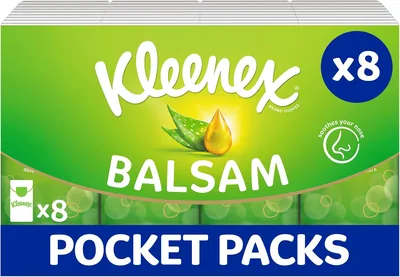 Kleenex Balsam Travel Tissues Multipack