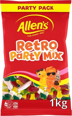 Allen's Retro Party Mix Lollies 1kg Best Deal