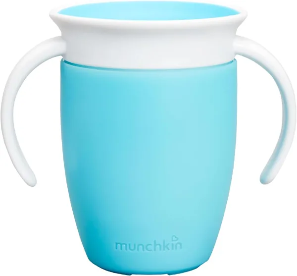 Munchkin Miracle 360 Training Cup with Handles Blue 7 oz