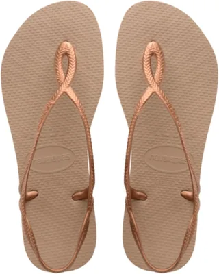 Havaianas - Luna: Sandalias cómodas, elegantes y funcionales con sujeción de tobillo segura, cordones trenzados y suela antiadherente. Mujer - Mejor Oferta
