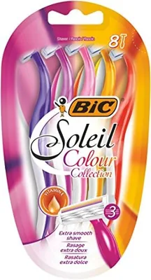 BIC Soleil Colour Collection Razors - Pack of 8