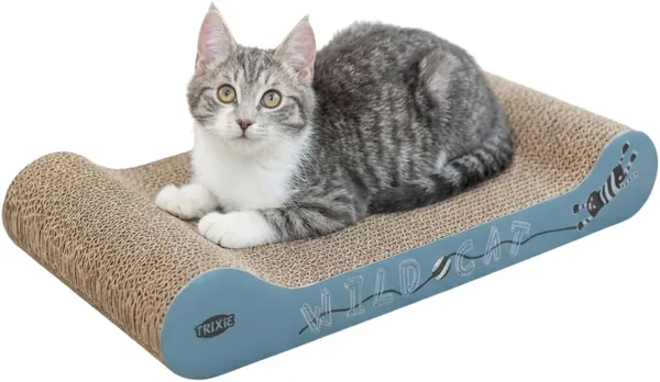 Trixie Wild Cat Scratching Cardboard for Cat, Assorted Colours
