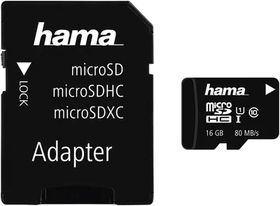 Hama MicroSD 16GB (55% Off) - Super Snel Class 10 Card, Mini SD Formaat